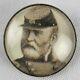 Civil War Soldier Photo Antique Button 1 Inch General Rare