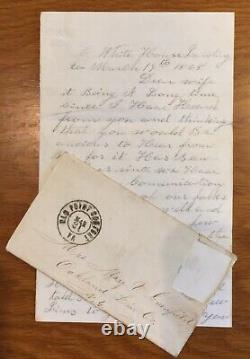Civil War Soldiers Letter & Cover GENERAL CUSTER DIV at Winchester MAR 1865