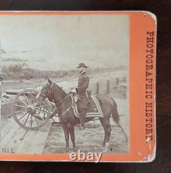 Civil War Stereoview-General Sherman at Atlanta-E. & HT Anthony- Election 1864