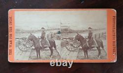 Civil War Stereoview-General Sherman at Atlanta-E. & HT Anthony- Election 1864