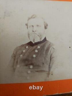 Civil War Stereoview Of General G. H. Thomas