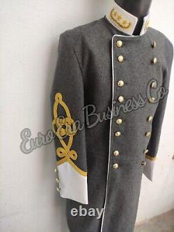 Civil War US Confederate General Frock Coat Double Breasted In All Sizes