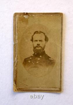 Civil War Union Army General James B McPherson Rare 1862 CDV Photo Webster & Bro