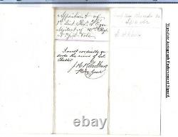 Civil War Union Autographed Document General John Henry Hobart Ward III Corps