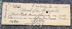 Civil War, Union General Daniel E. Sickles, Personal Check Filled Out & Signed