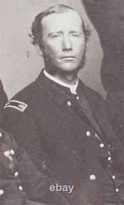 Civil War Vermont 1st Brigade General Getty Staff photograph 5th VT Gould 21x25