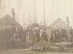 Civil War photograph 17th Maine Reg. Band, Brig. General Hays, Virginia 1864