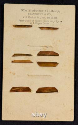 Civil War x4 Gem Tintypes Generals Soldiers Officers Union Confederate photo