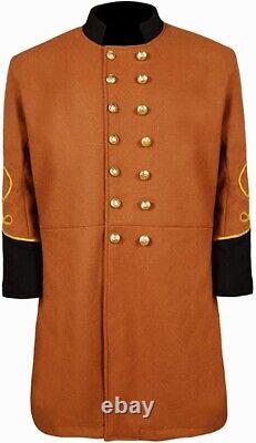 Civil war confederate General Double Breasted Cavalry General's Frock Coat