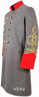 Civil war confederate General Double Breasted Cavalry General's Frock Coat