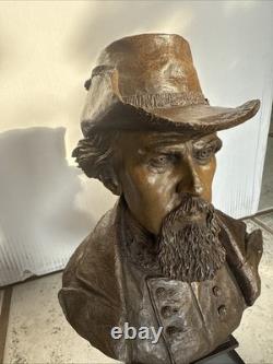 Collectible Nathan Bedford Forrest Bust By Artist Ron Tunison
