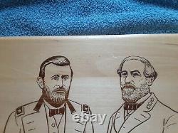 Colt Rare CIVIL War Commemorative Case Etched With Generals Lee & Grant