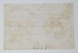Confederate Civil War General Daniel Ruggles Autograph Letter ALS Memphis