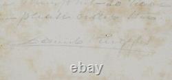 Confederate Civil War General Daniel Ruggles Autograph Letter ALS Memphis