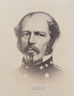 Confederate Civil War General Joseph Eggleston Johnston 1860s CDV Photograph