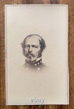 Confederate Civil War General Joseph Eggleston Johnston 1860s CDV Photograph