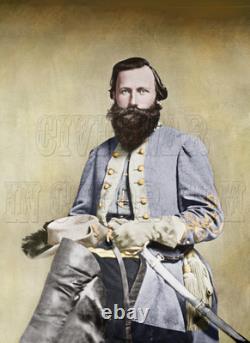 Confederate General JEB J. E. B. Stuart Civil War color photo -07547