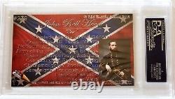 Confederate General John Bell Hood Esi #279 2018 CIVIL War Psa/dna Autograph