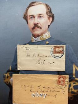 Confederate General Joseph R. Anderson Covers/ Tredegar Iron Works