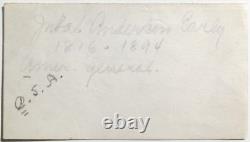 Confederate General Jubal A. Early Autograph Civil War Commander