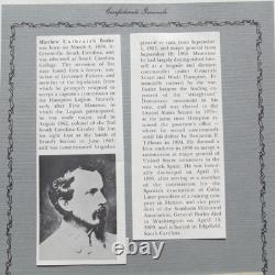 Confederate General Matthew C. Butler Signed Calling Card, Civil War, Autograph