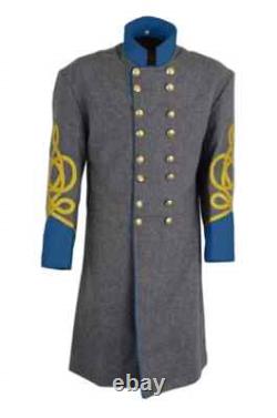 Confederate General Officer Frock Coat Civil War Reproduction