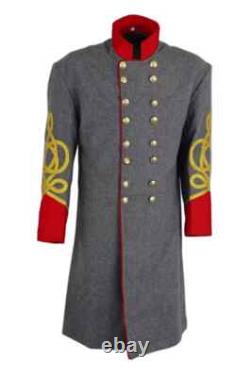 Confederate General Officer Frock Coat Civil War Reproduction