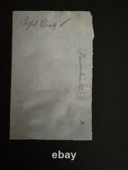 Confederate General Patrick Cleburne 1964 Communication Autograph Civil War