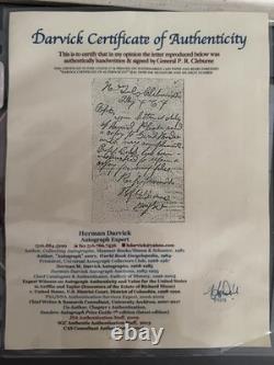 Confederate General Patrick Cleburne 1964 Communication Autograph Civil War
