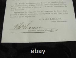 Connecticut CIVIL War General Edward Harland Norwich Gar Veteran Order