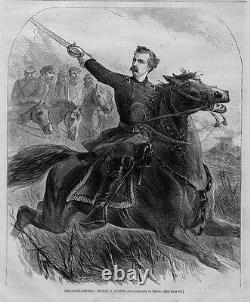 Custer In The CIVIL War On Horseback Sword Brigadier General George A. Custer