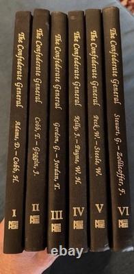 Davis Confederate General 1991 HC Complete 6 Vol Set Civil War Illustrated VG