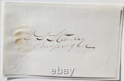 Davis Stanley Medal Honor, Civil War General, Autograph, Battle of Franklin 1864