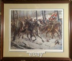 Don Troiani General Nathan Bedford Forrest 35 Framed Civil War Litho SIGNED