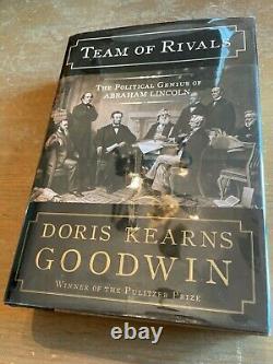 Doris Kearns Goodwin signed TEAM OF RIVALS 1st/1st, pic, flyer, ABRAHAM LINCOLN