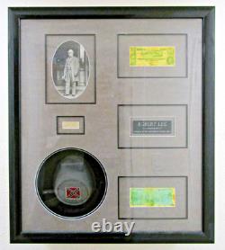 Framed Collection Tribute to Robert E. Lee Confederate General Civil War