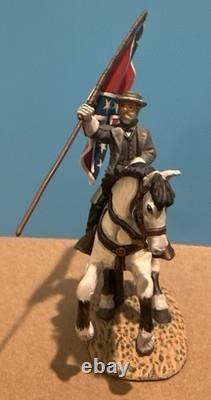 Frontline Figures ACP10 Civil War General Robert E Lee Mounted Flag Retired
