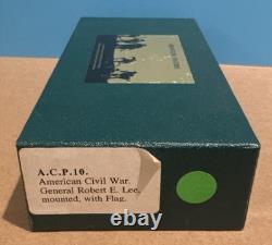 Frontline Figures ACP10 Civil War General Robert E Lee Mounted Flag Retired