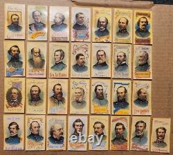 GENERALS of THE AMERICAN CIVIL WARALMOST COMPLETE SET29/30 CARDSW. DUKE & SONS