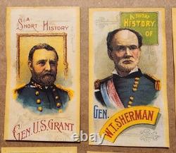 GENERALS of THE AMERICAN CIVIL WARALMOST COMPLETE SET29/30 CARDSW. DUKE & SONS