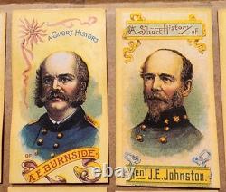 GENERALS of THE AMERICAN CIVIL WARALMOST COMPLETE SET29/30 CARDSW. DUKE & SONS