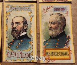 GENERALS of THE AMERICAN CIVIL WARALMOST COMPLETE SET29/30 CARDSW. DUKE & SONS