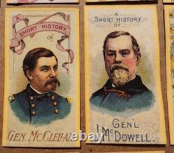 GENERALS of THE AMERICAN CIVIL WARALMOST COMPLETE SET29/30 CARDSW. DUKE & SONS