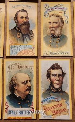 GENERALS of THE AMERICAN CIVIL WARALMOST COMPLETE SET29/30 CARDSW. DUKE & SONS