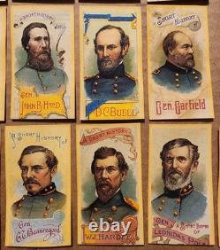 GENERALS of THE AMERICAN CIVIL WARALMOST COMPLETE SET29/30 CARDSW. DUKE & SONS