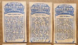 GENERALS of THE AMERICAN CIVIL WARALMOST COMPLETE SET29/30 CARDSW. DUKE & SONS