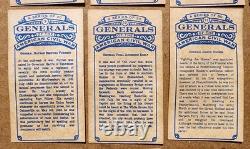 GENERALS of THE AMERICAN CIVIL WARALMOST COMPLETE SET29/30 CARDSW. DUKE & SONS