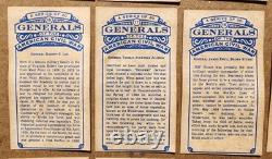 GENERALS of THE AMERICAN CIVIL WARALMOST COMPLETE SET29/30 CARDSW. DUKE & SONS