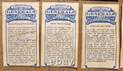 GENERALS of THE AMERICAN CIVIL WARALMOST COMPLETE SET29/30 CARDSW. DUKE & SONS