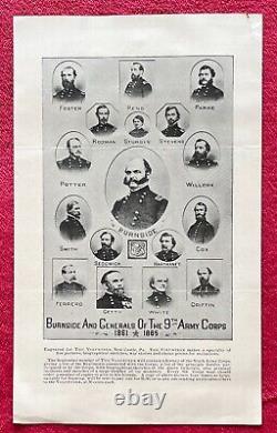GENERAL BURNSIDE ASSN. 36TH REGT. MASS. VOLS. 1877 to 1897 REUNION ANNOUNCEMENTS